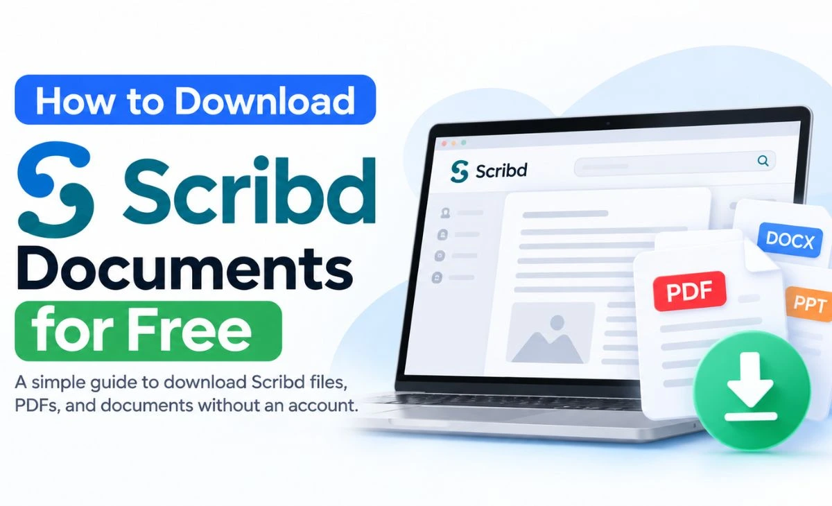 Now download Scribd documents for free